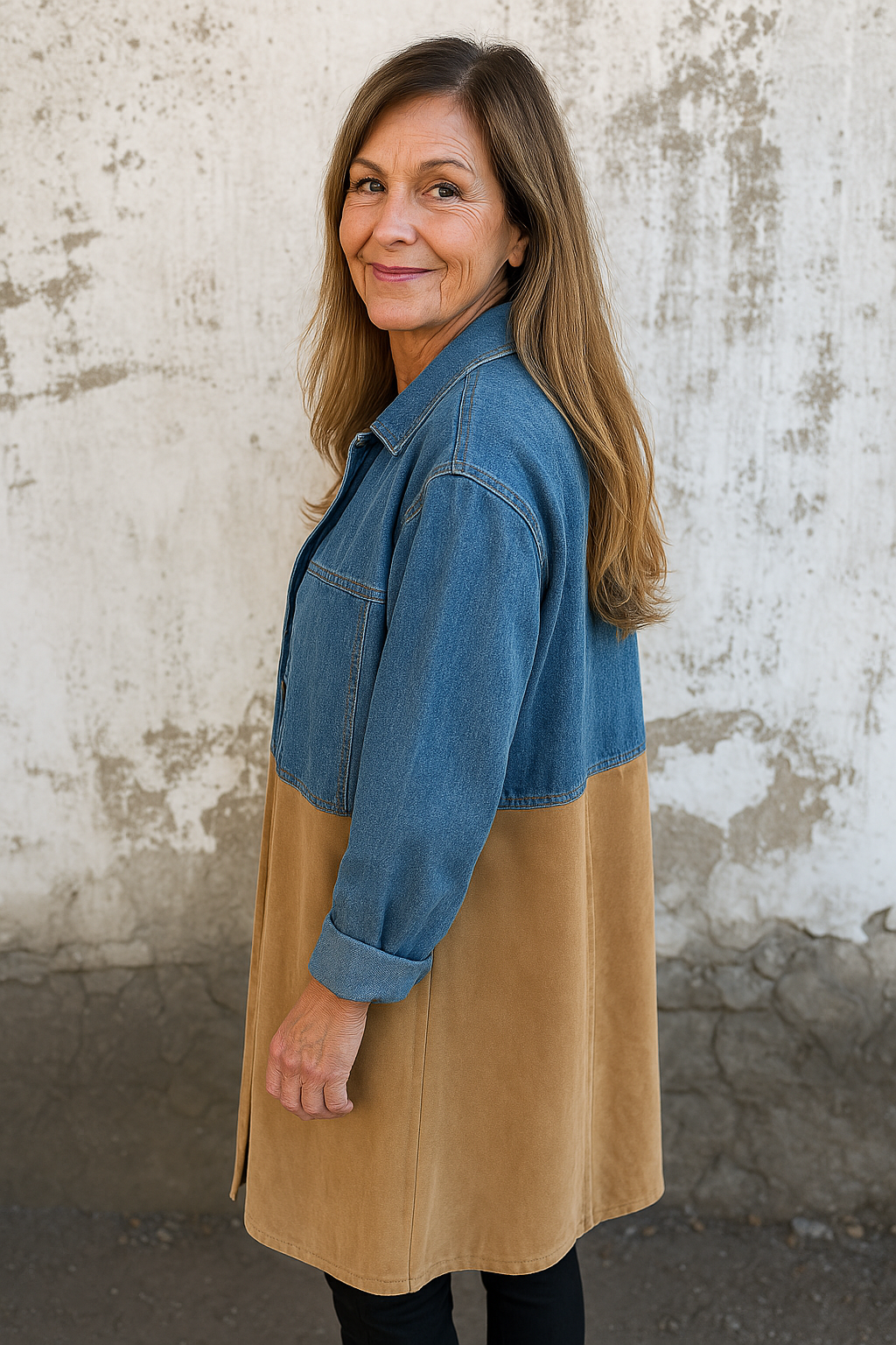 Astrid™ | Manteau en jean pour femme
