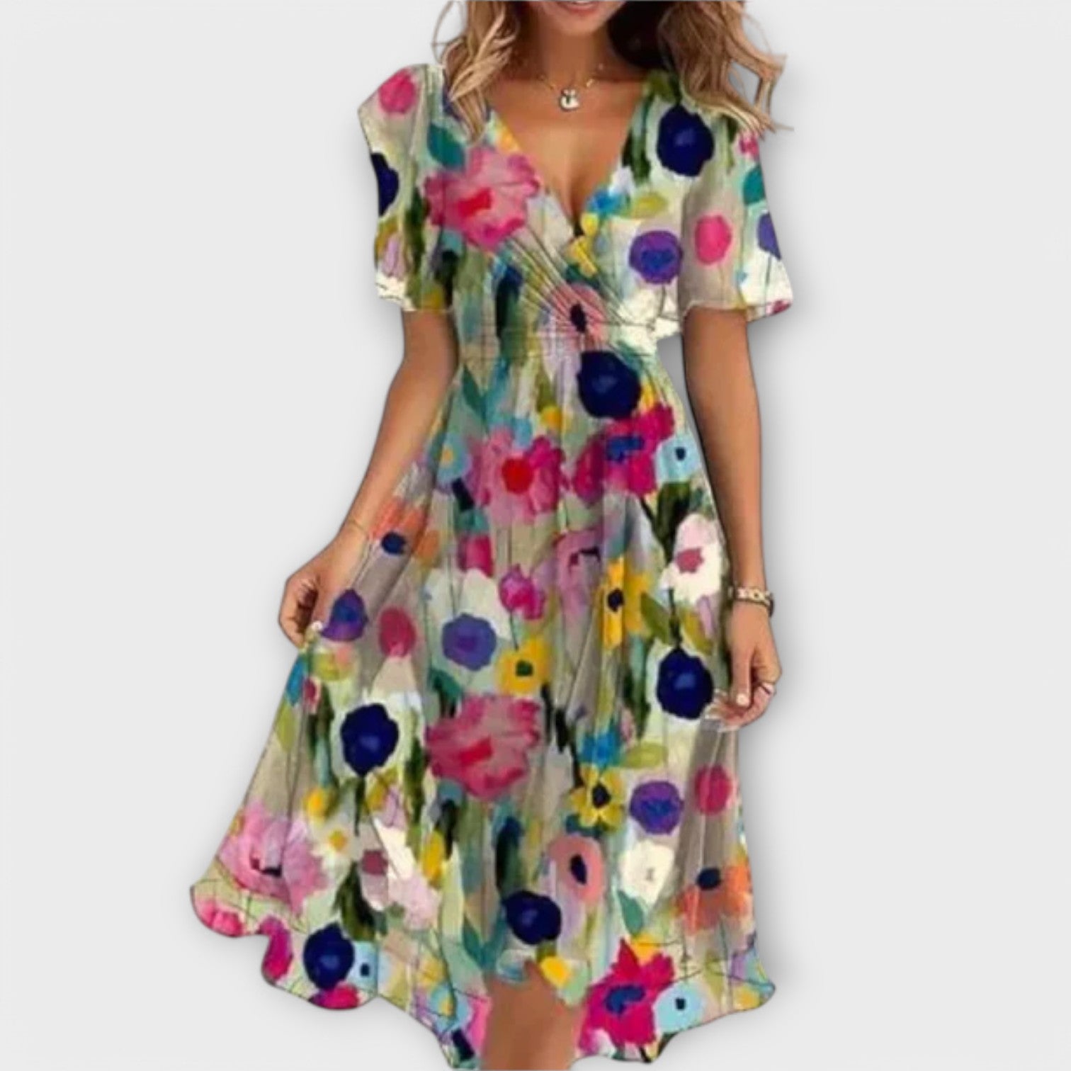 Annégrette | Robe Femme à Col en V