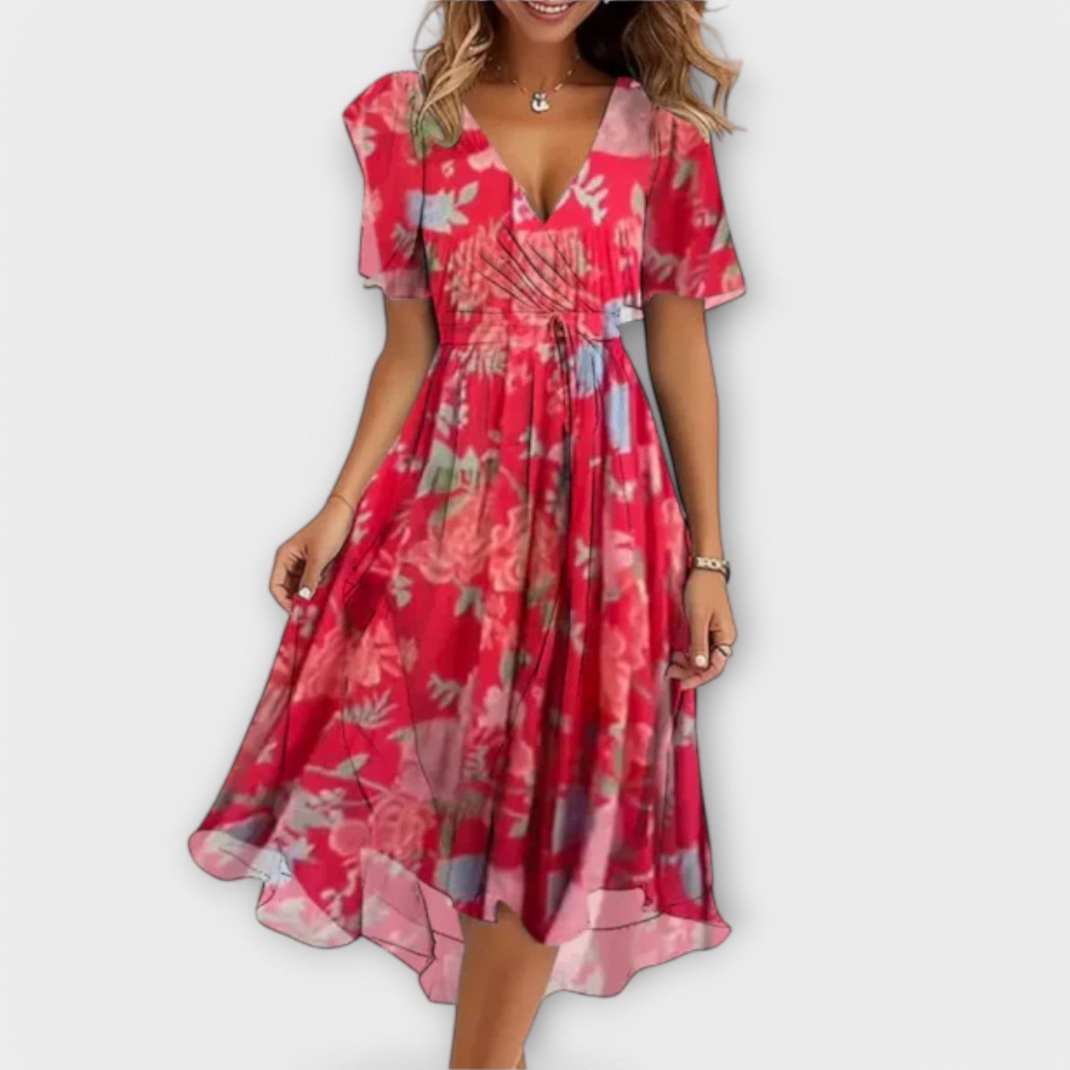 Annégrette | Robe Femme à Col en V