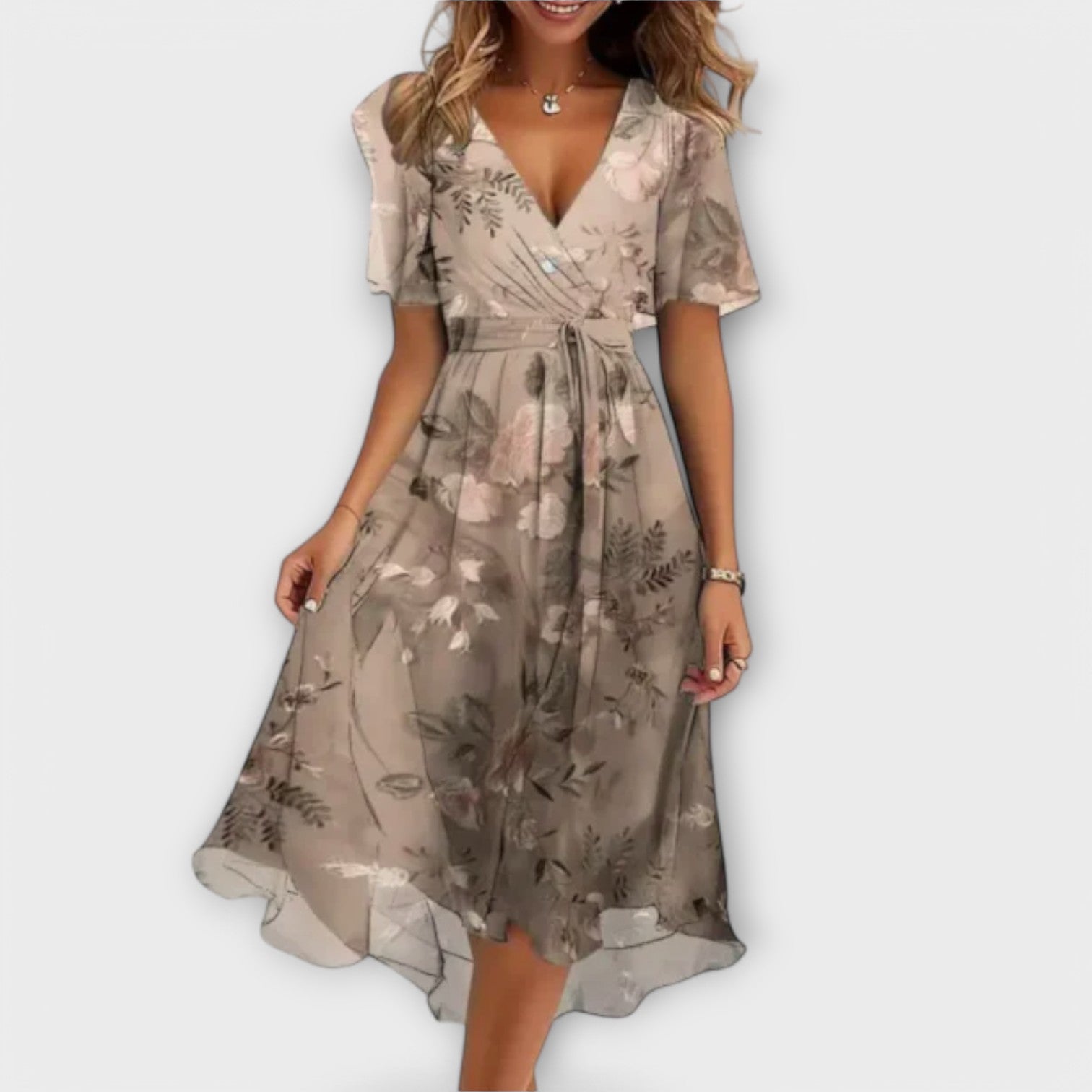 Annégrette | Robe Femme à Col en V