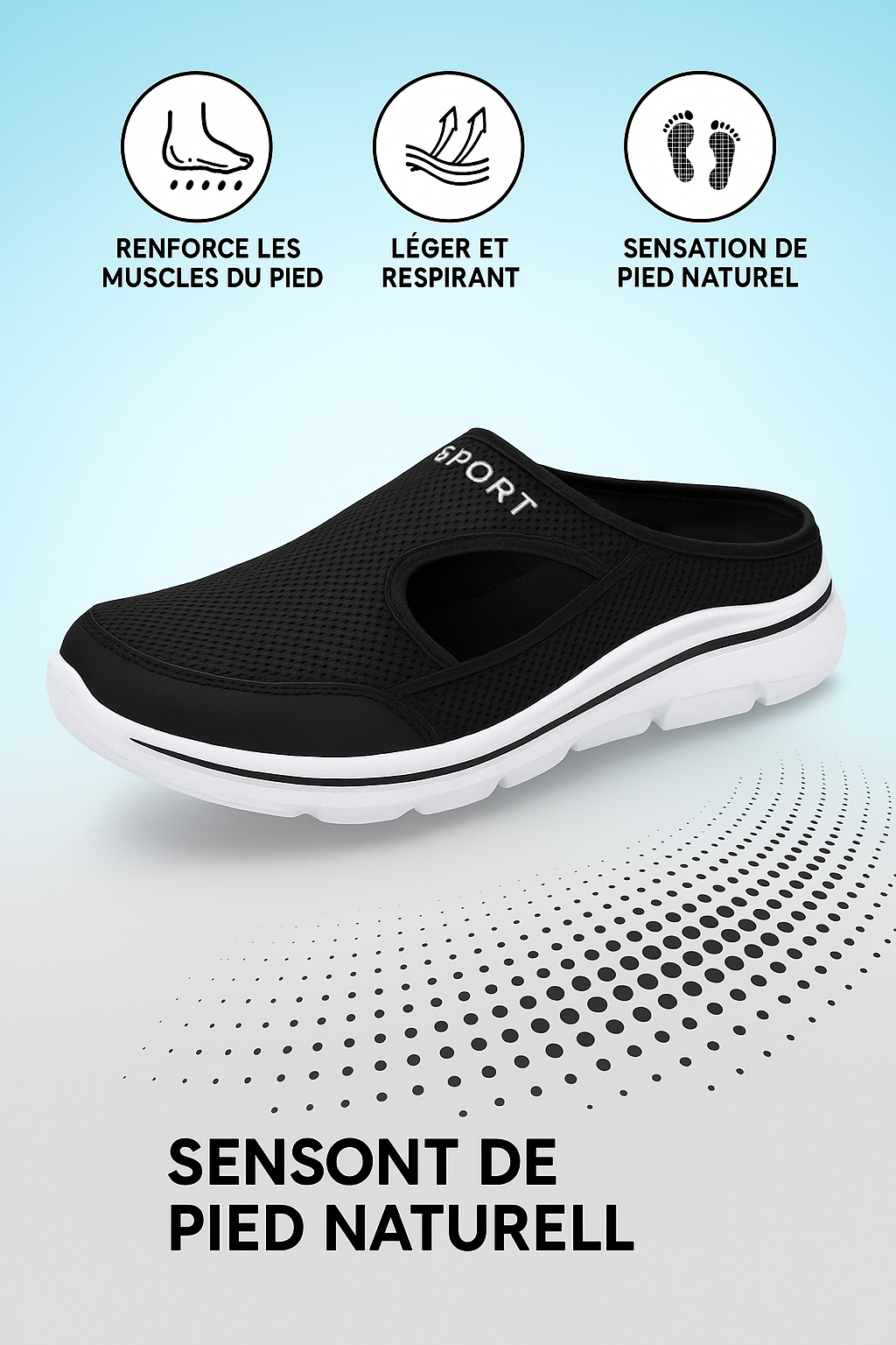 OrthoFit | Sandales Orthopédiques Sportives avec Soutien Ultime