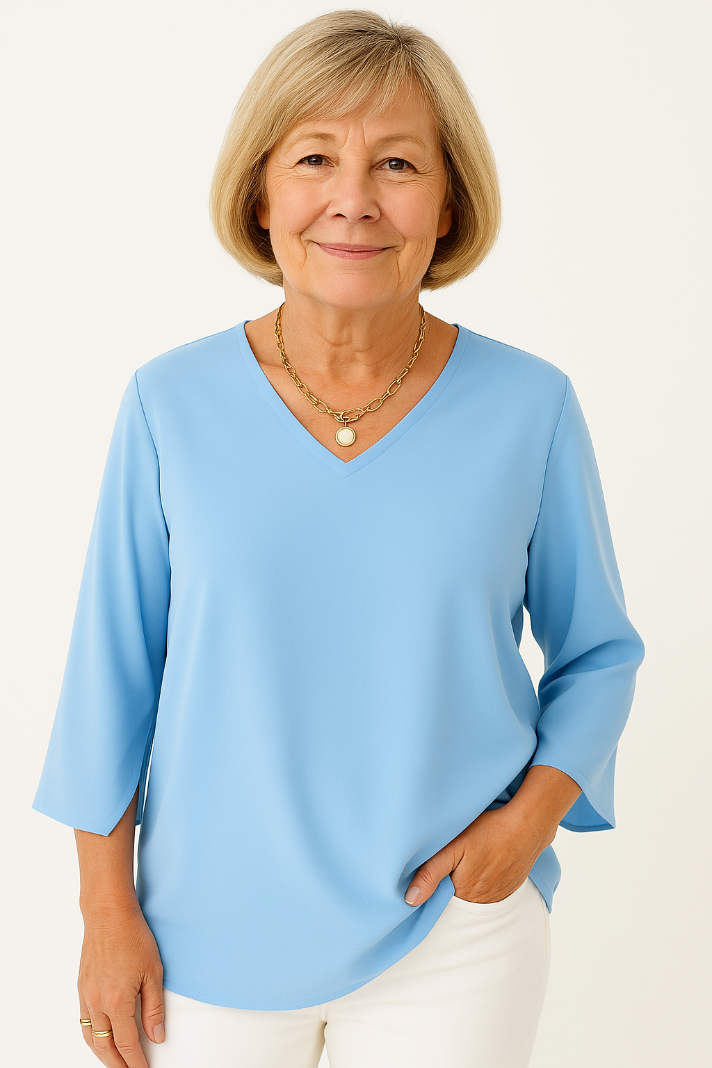 Mode Lauret™ | Blouse Eleonore – Élégance en Pétales