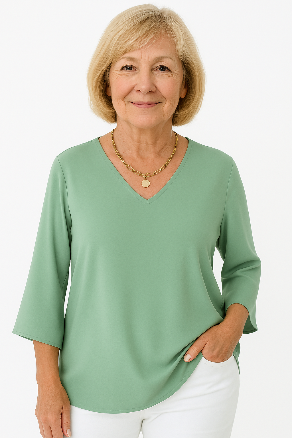 Mode Lauret™ | Blouse Eleonore – Élégance en Pétales