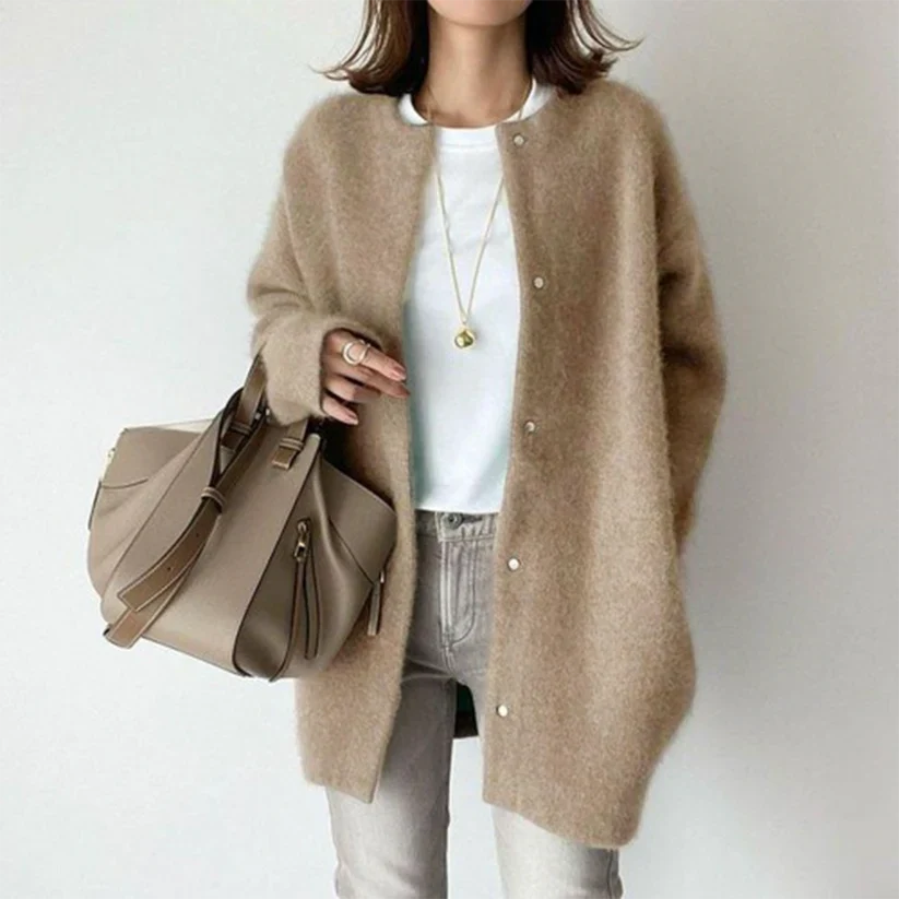 Mode Lauret™ | Cardigan Wioletta en Cachemire