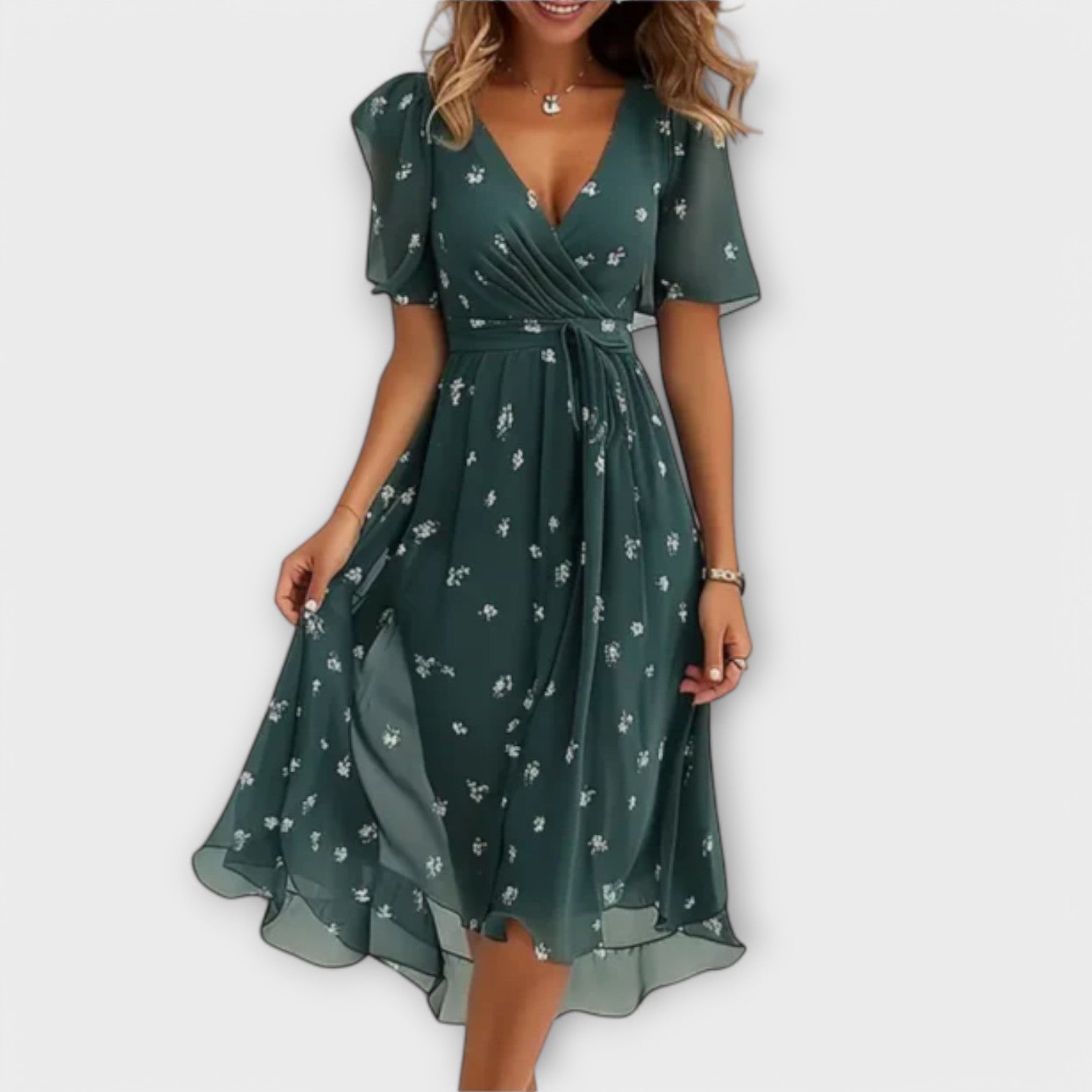 Annégrette | Robe Femme à Col en V